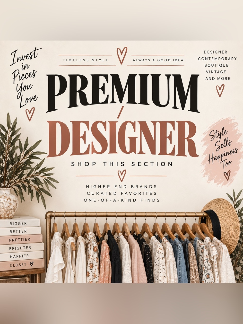 ✨ PREMIUM + DESIGNER ✨ Curated Brands & Special Finds